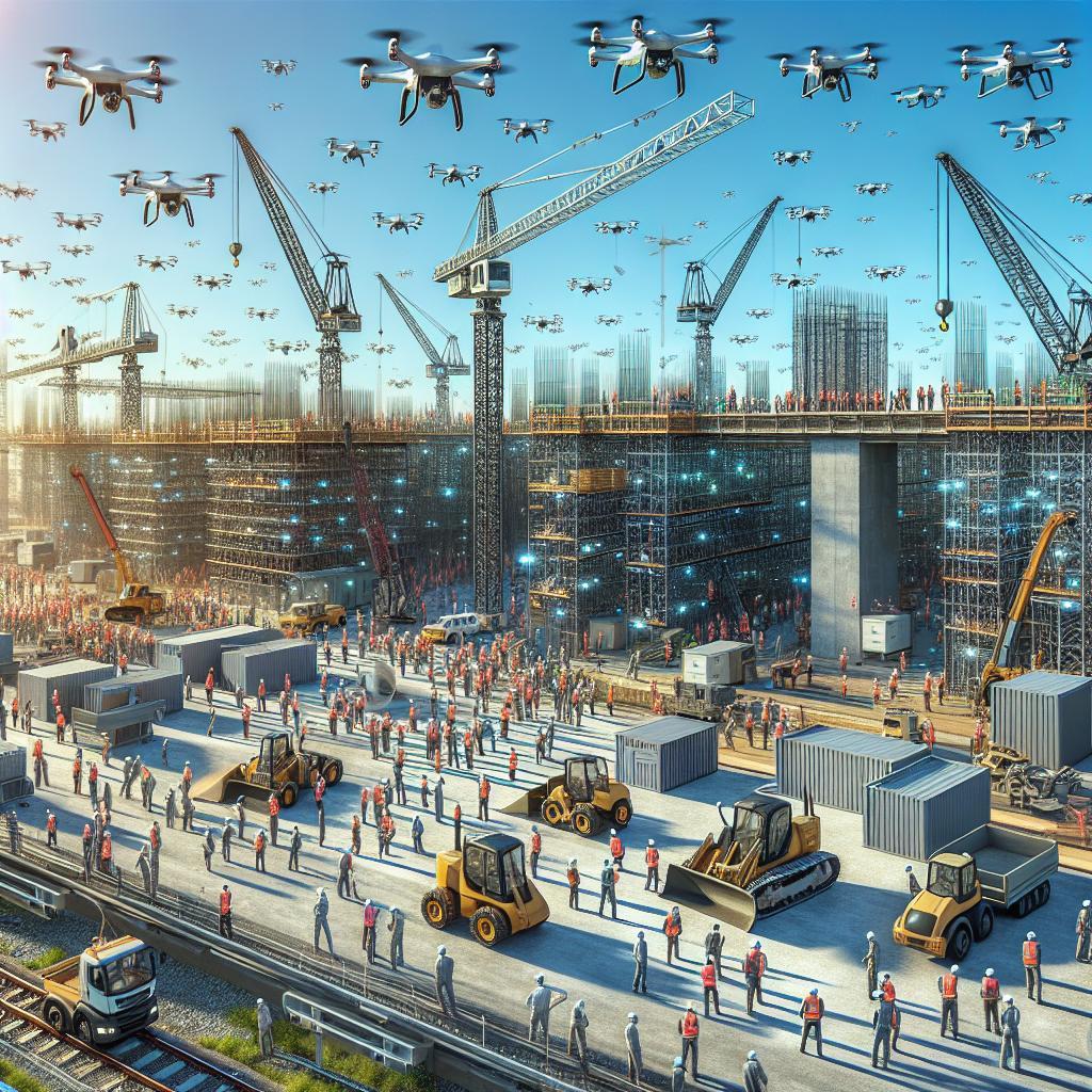Drohnen im Bauwesen: Effizienzsteigerung durch Luftüberwachung